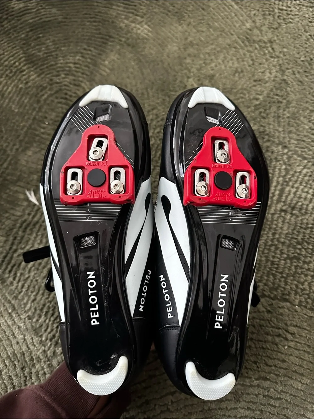 Peloton Black Cycling Shoes Size 46